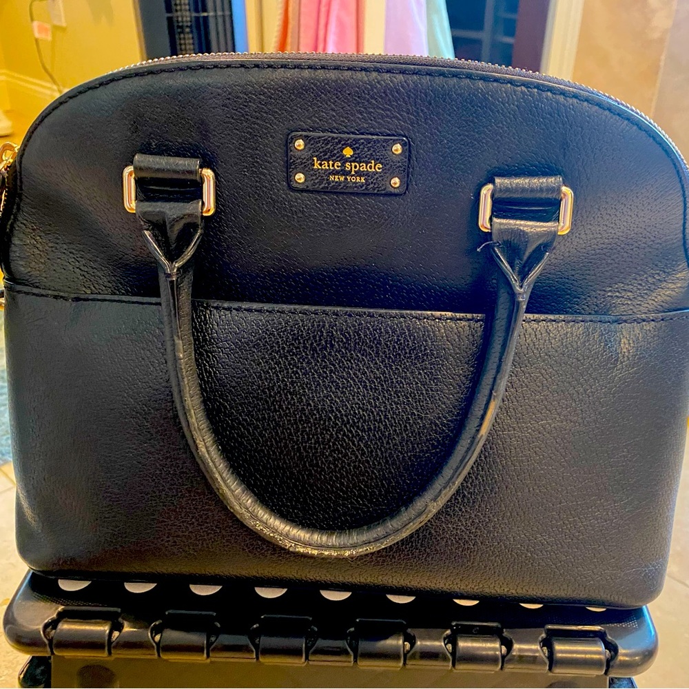 Kate Spade Black Dome Satchel
